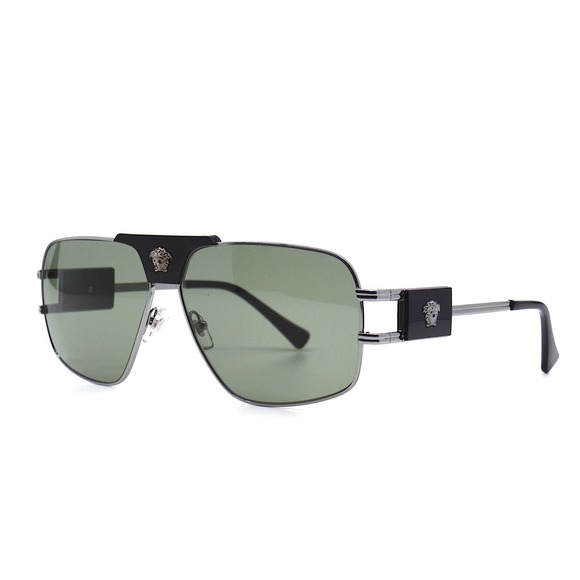 Versace Other - NEW VERSACE VE2251 1001/2 GUNMETAL GREEN SUNGLASSES
